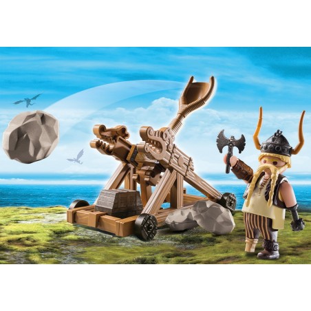 PLAYMOBIL 9245 - SKARACCHIO CON CATAPULTA