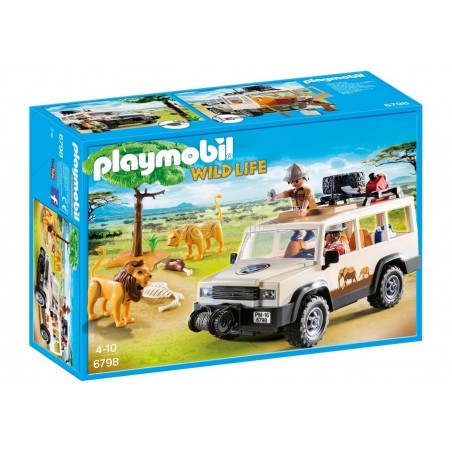 PLAYMOBIL 6798 - FUORISTRADA NELLA SAVANA CON LEONI