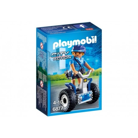 PLAYMOBIL 6877 - POLIZIOTTA CON SEGWAY