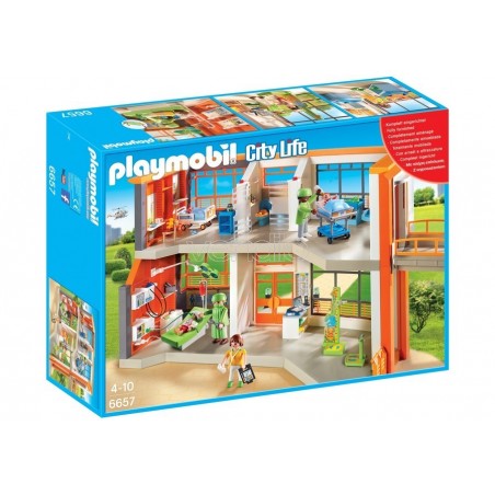 PLAYMOBIL CITY LIFE 6657 - OSPEDALE PEDIATRICO ATTREZZATO