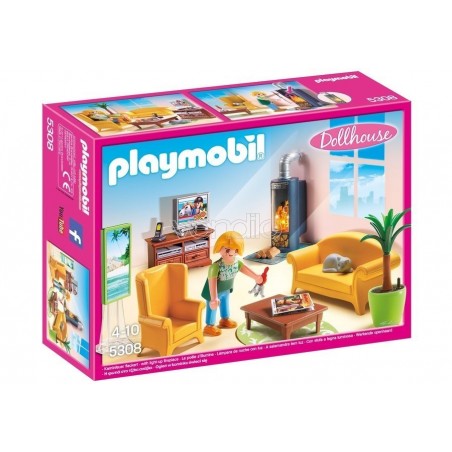 PLAYMOBIL 5308 - SOGGIORNO CON STUFA