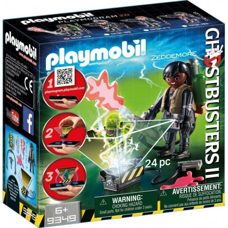 PLAYMOBIL 9349 - GHOSTBUSTER WINSTON ZEDDEMORE