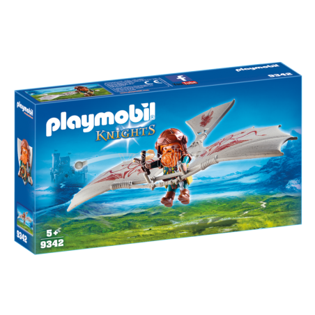 PLAYMOBIL 9342 - GUERRIERO CON DELTAPLANO DA ATTACCO