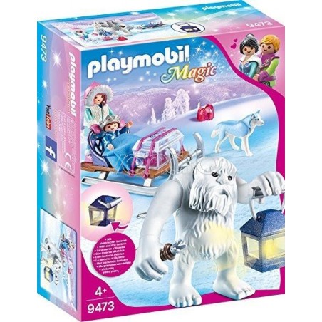 PLAYMOBIL MAGIC 9473 - TROLL DELLE NEVI CON SLITTA