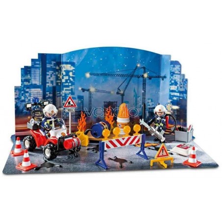 PLAYMOBIL 9486 - CALENDARIO DELL AVVENTO VIGILI DEL FUOCO