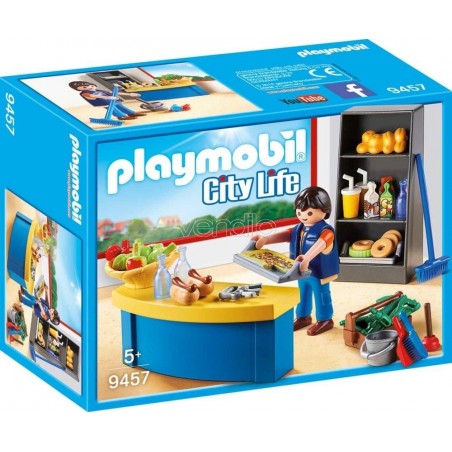 PLAYMOBIL 9457 - CUSTODE CON CHIOSCO