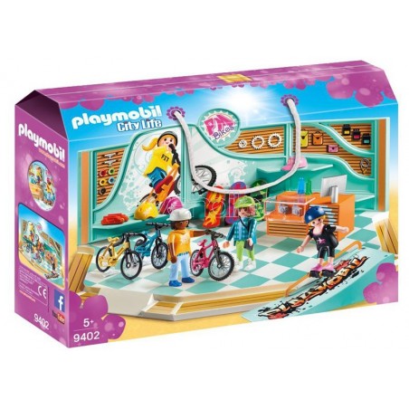 PLAYMOBIL 9402 - NEGOZIO DI SKATE E BICICLETTE