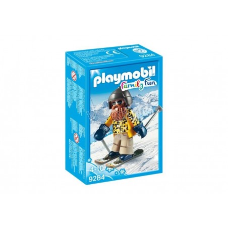 copy of PLAYMOBIL 9284 - SCIATORE CON SNOWBLADES SCATOLA ROVINATA