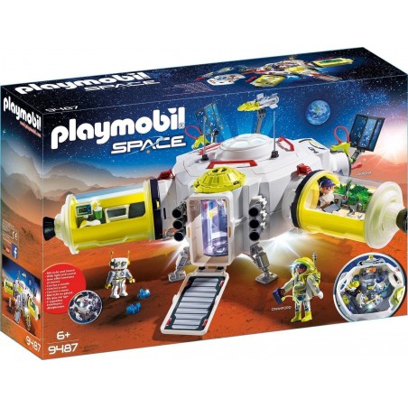 PLAYMOBIL SPACE 9487 - STAZIONE SPAZIALE SU MARTE SCATOLA ROVINATA