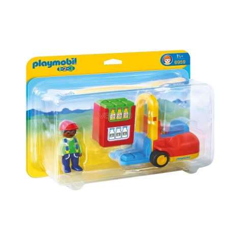 Playmobil 6959 - 1.2.3 Carrello Elevatore