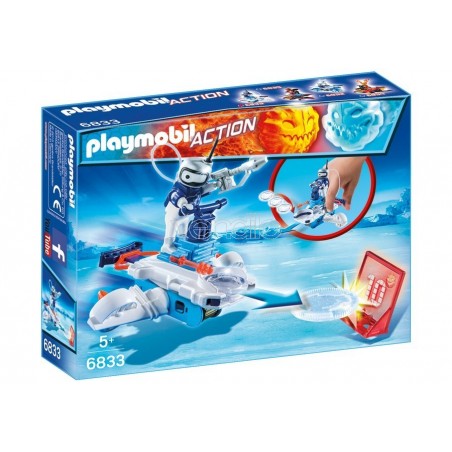 PLAYMOBIL 6833 - ICE-ROBOT CON SPACE-JET LANCIA DISCHI