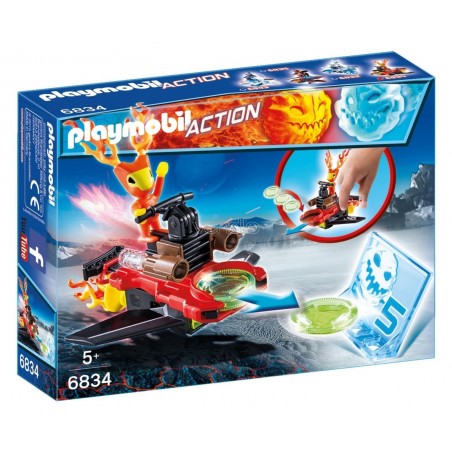 PLAYMOBIL 6834 - MAGMA CON SPACE-JET LANCIA DISCHI