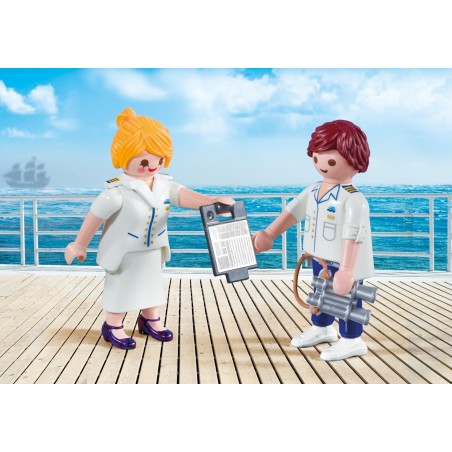 PLAYMOBIL 9216 - COMANDANTE E HOSTESS NAVE