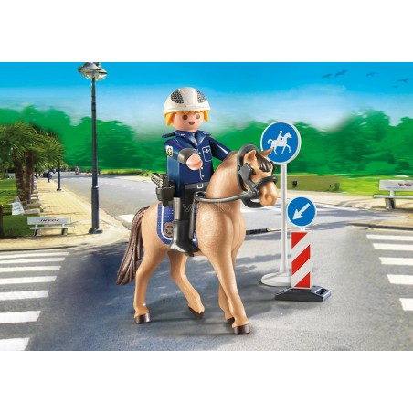 PLAYMOBIL 9260 - POLIZIOTTO A CAVALLO